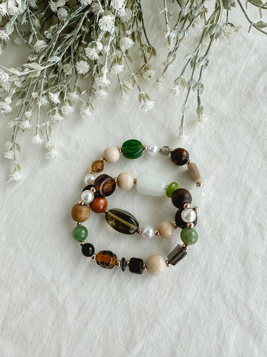 Woodland Stretch Bracelet Set