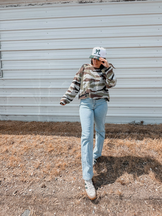 Green Bow Trucker Hat