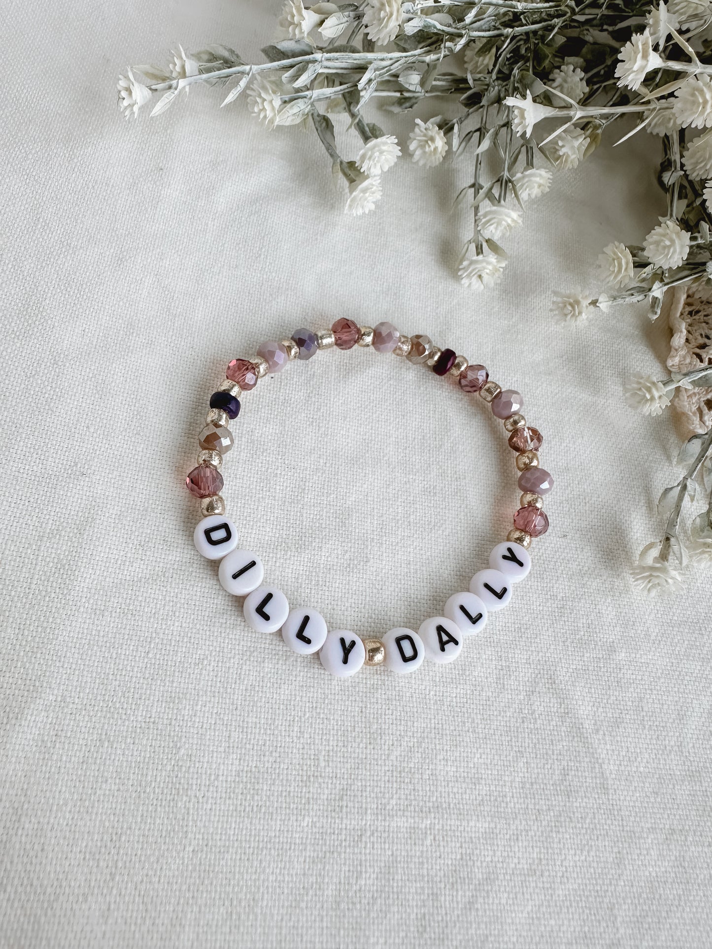 Purple Dilly Dally Bracelet