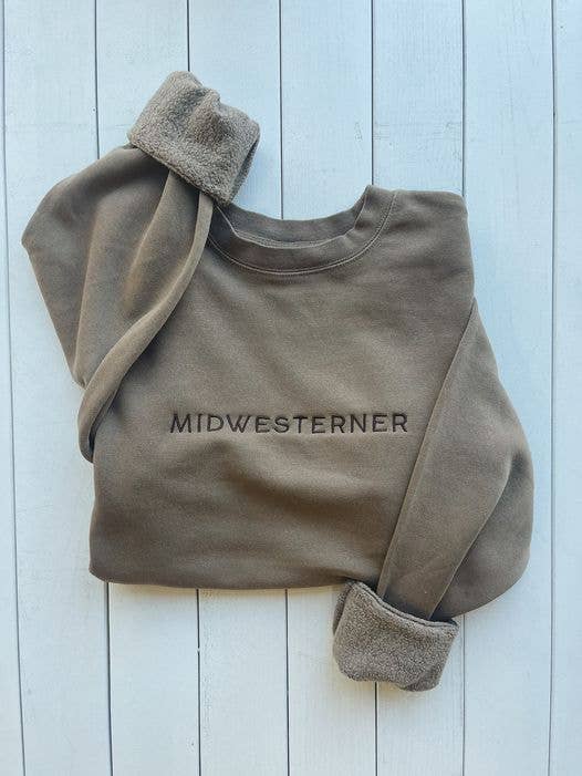 Midwesterner Embroidered Crewneck