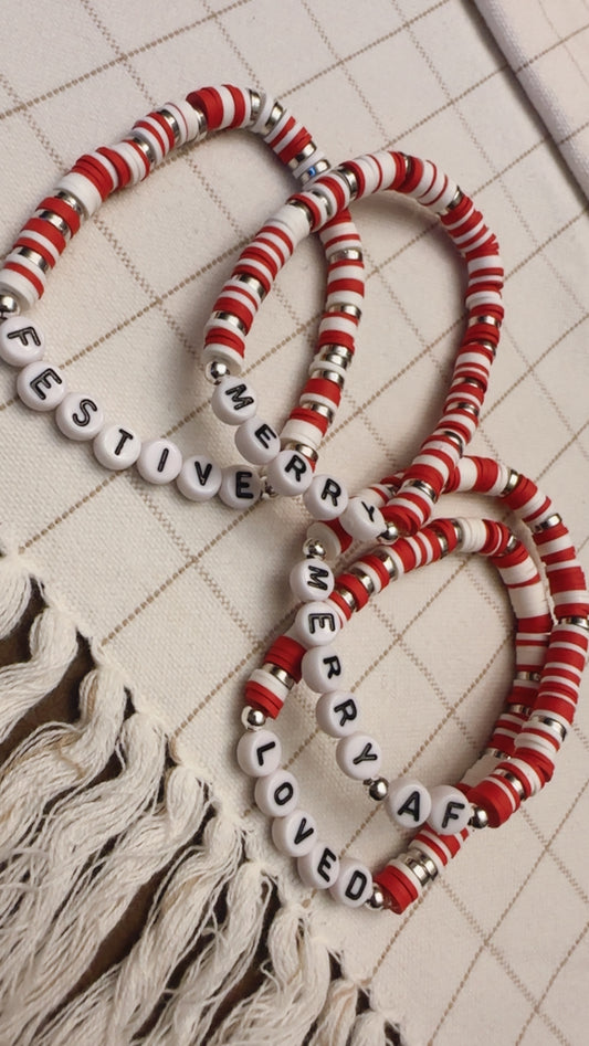 Festive + Merry Bracelets