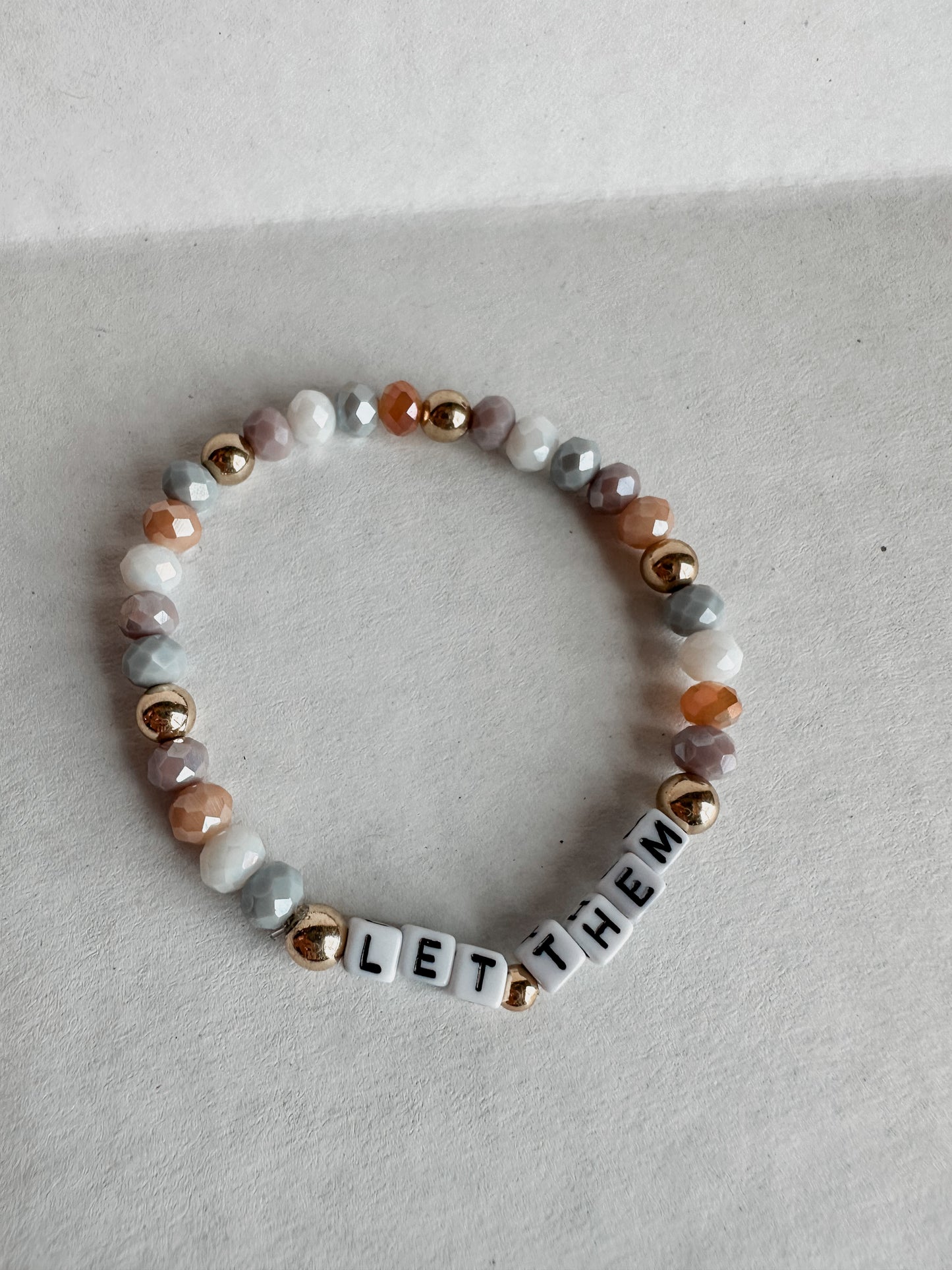 Colorblock Let Them Bracelet