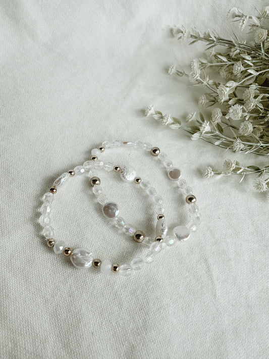 Mother of Pearl Bracelet Set