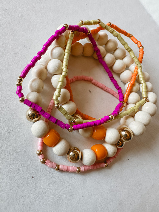 Pop of Color Bracelet Set