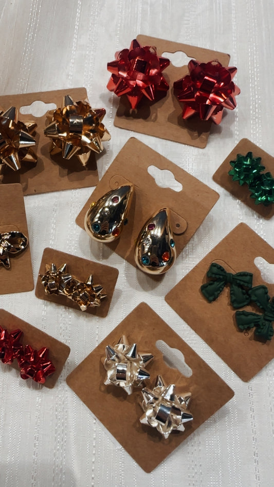 Jewel Teardrop Earrings