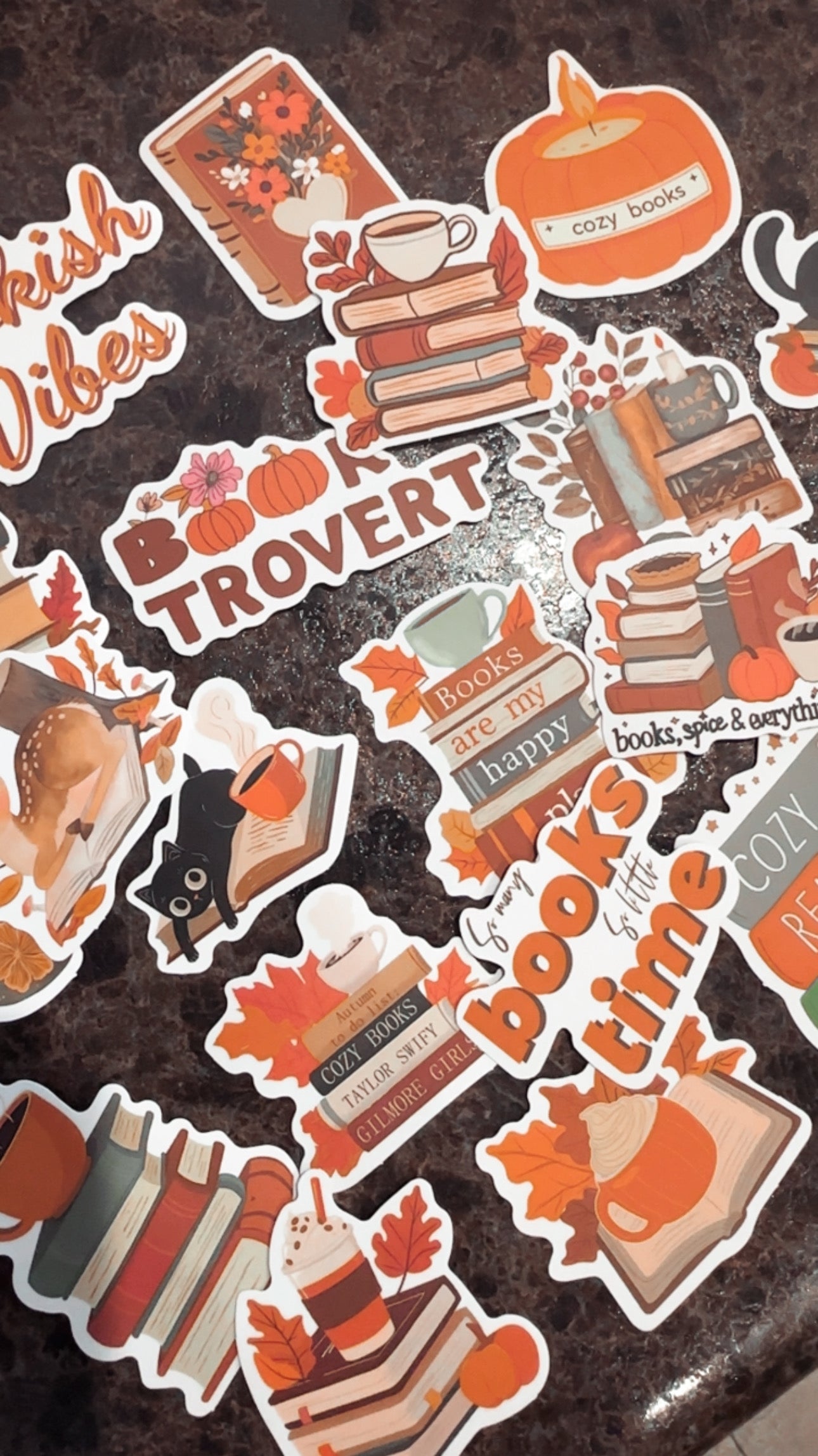 Fall Bookish Sticker Pack