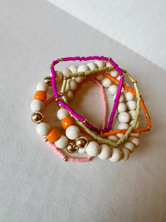 Pop of Color Bracelet Set