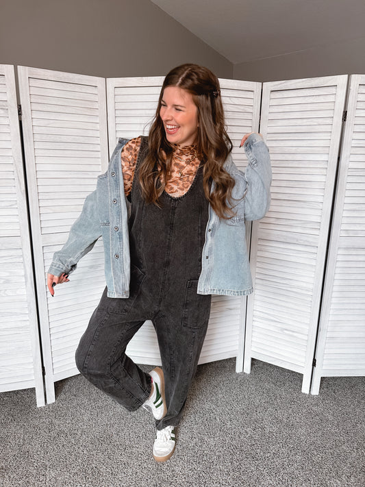 Cheetah Print Mesh Longsleeve