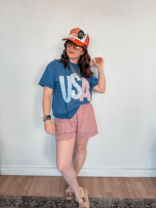 Gingham Boxer Shorts (2 Colors)