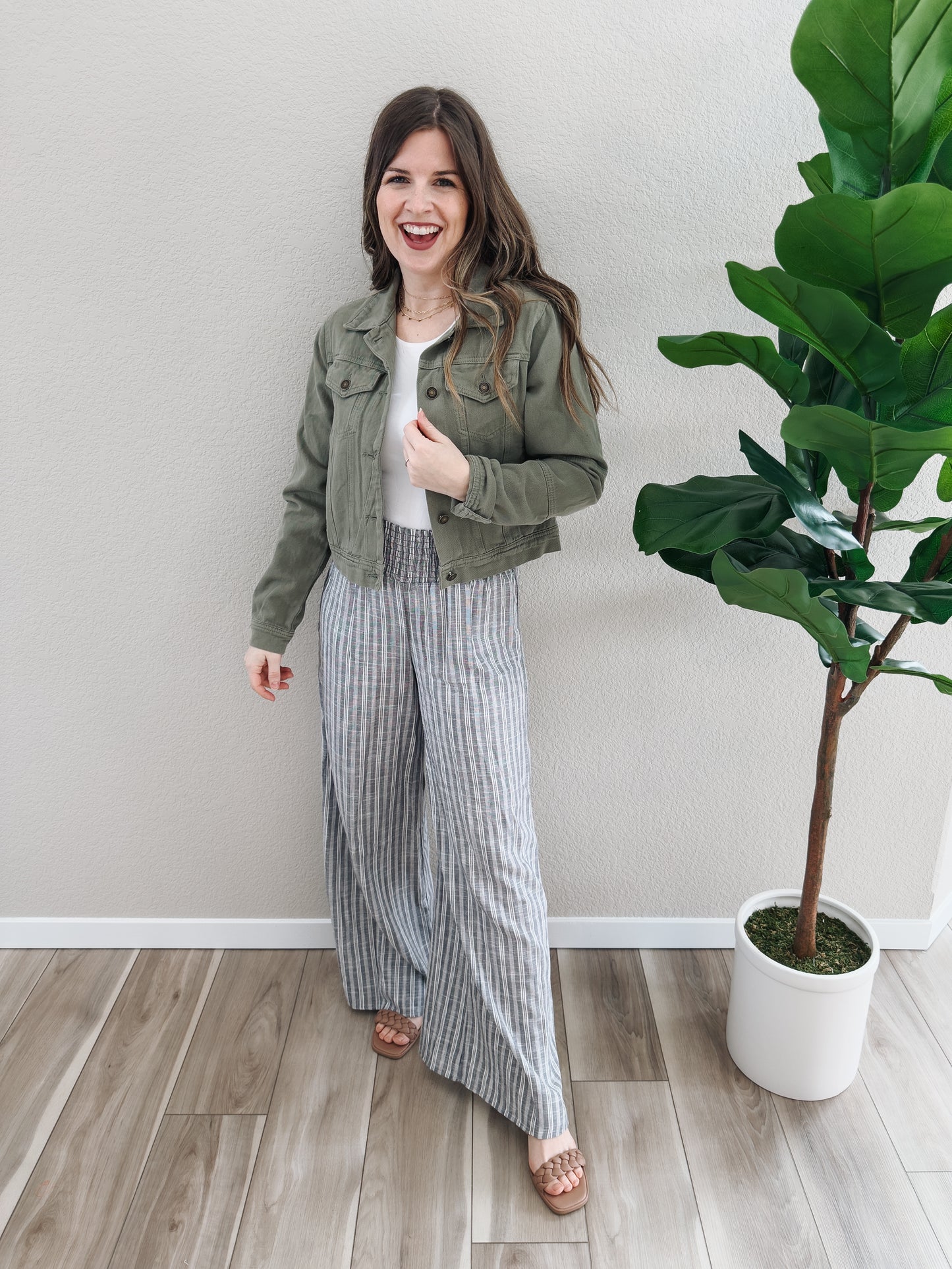 Easy On Striped Pants