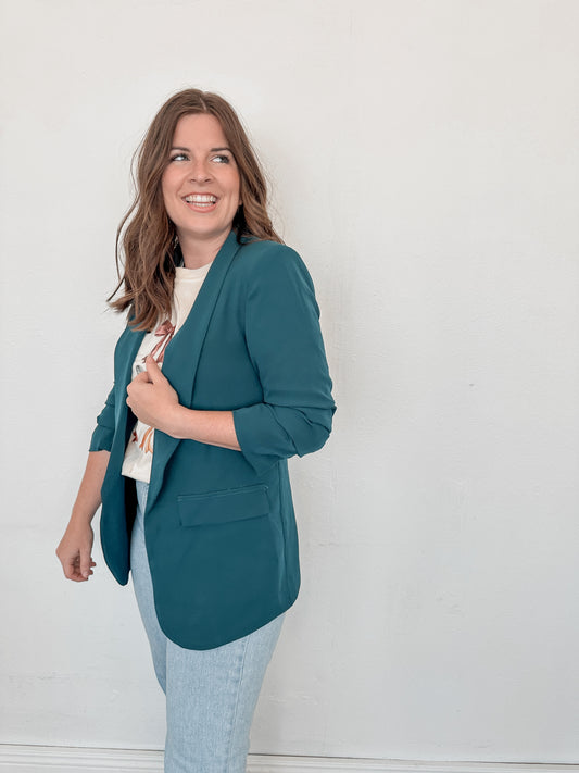 Deep Teal Blazer