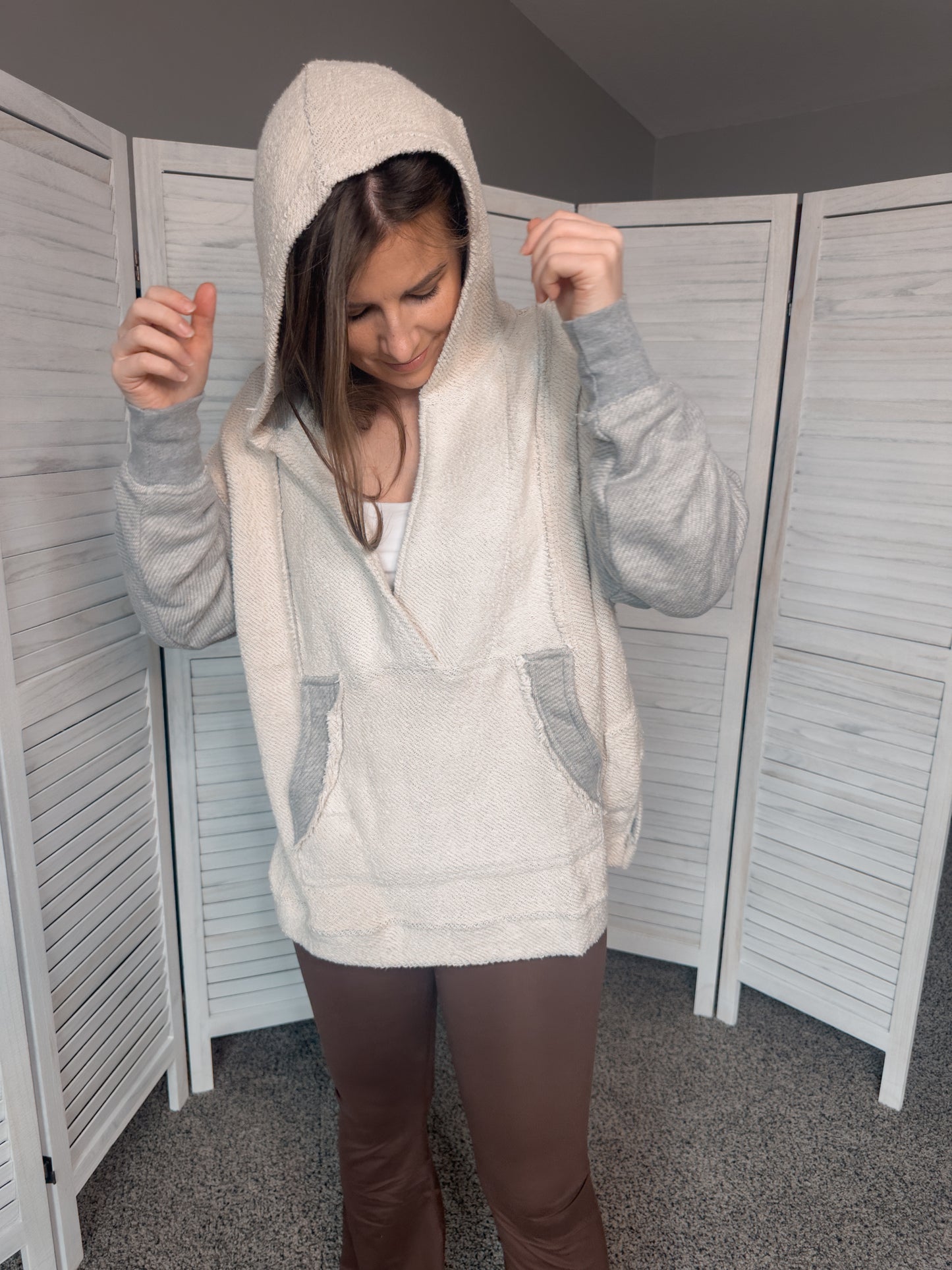 Heather Grey Pullover Hoodie