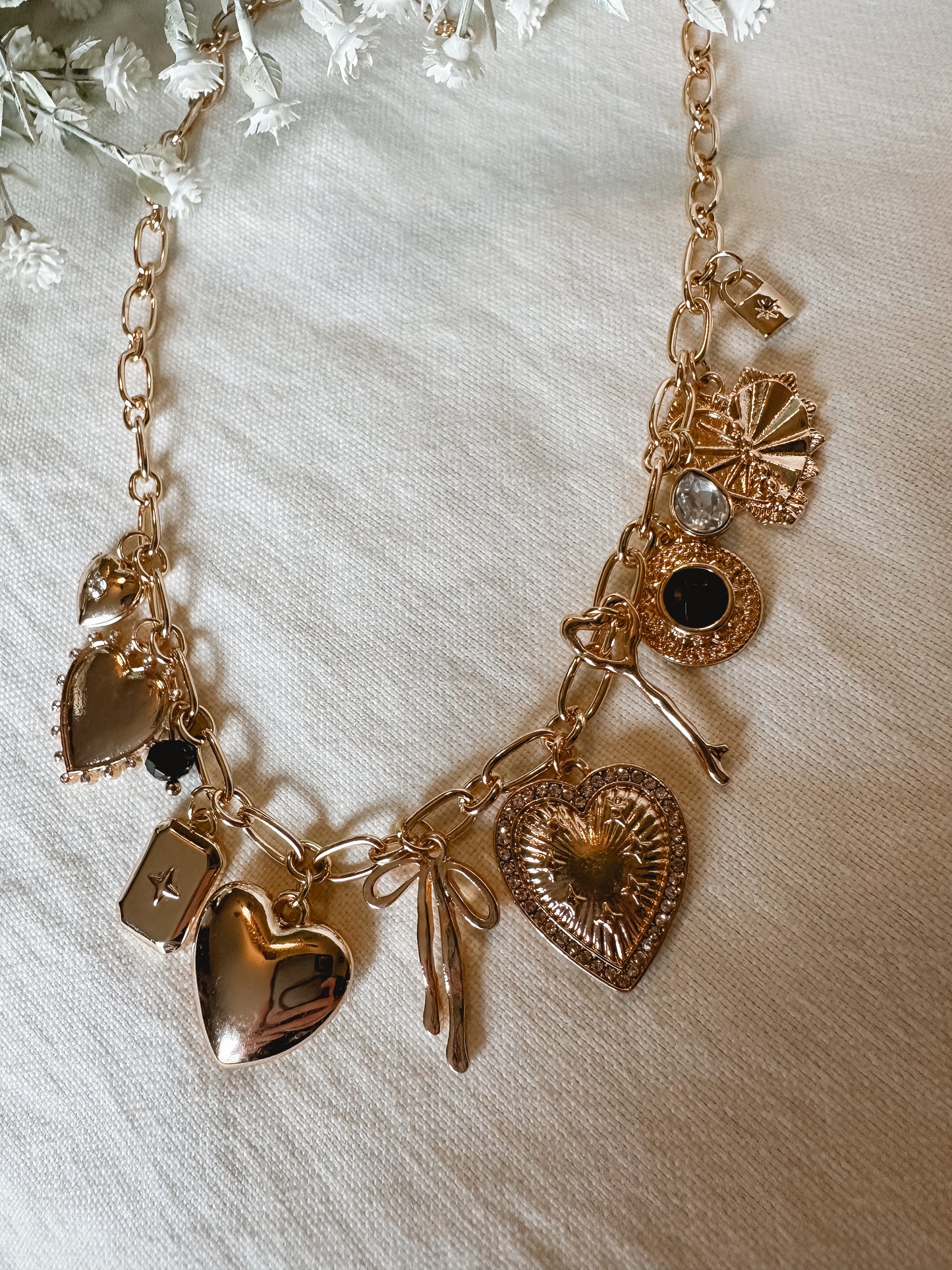 Golden Girl Charm Necklace