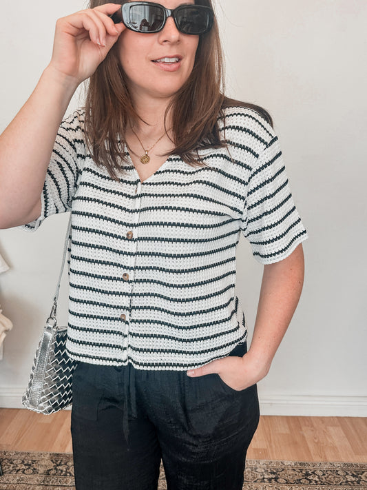 Silver Woven Crossbody Bag