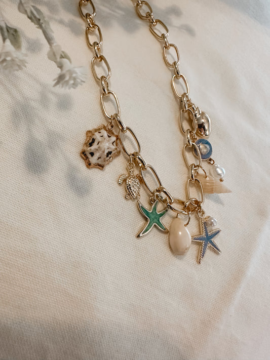 Beachy Girl Charm Necklace