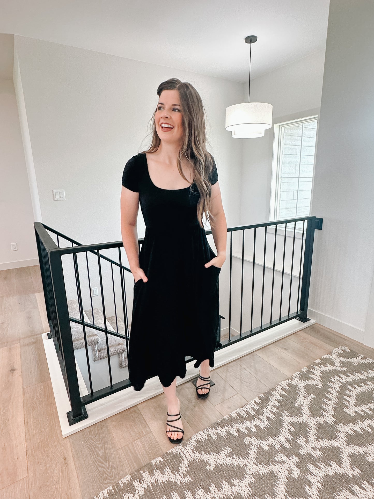 Black Double Layered Jumpsuit