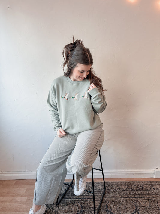 Mallard Embroidered Sweatshirt