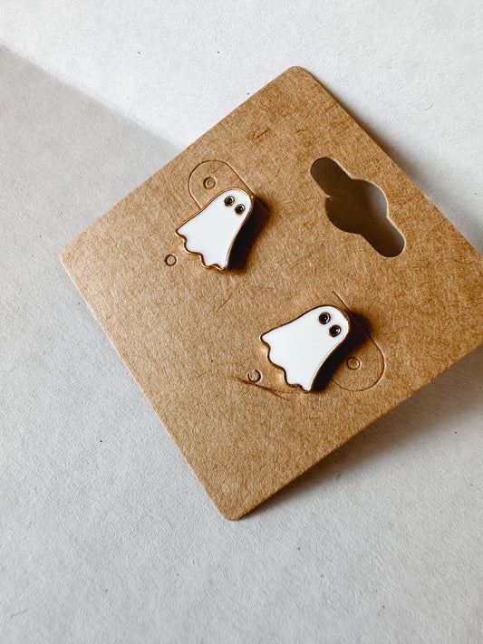 Ghost Stud Earrings
