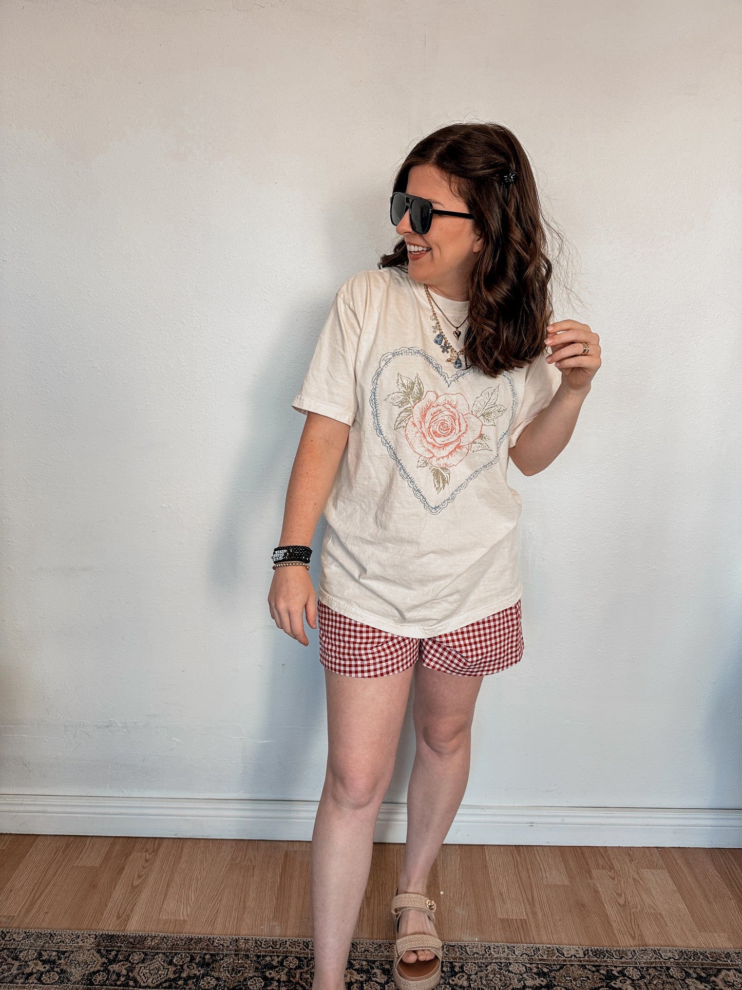 Heart + Rose Tee
