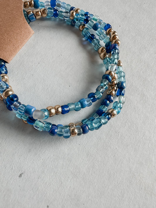 Color Blue Bracelet Set