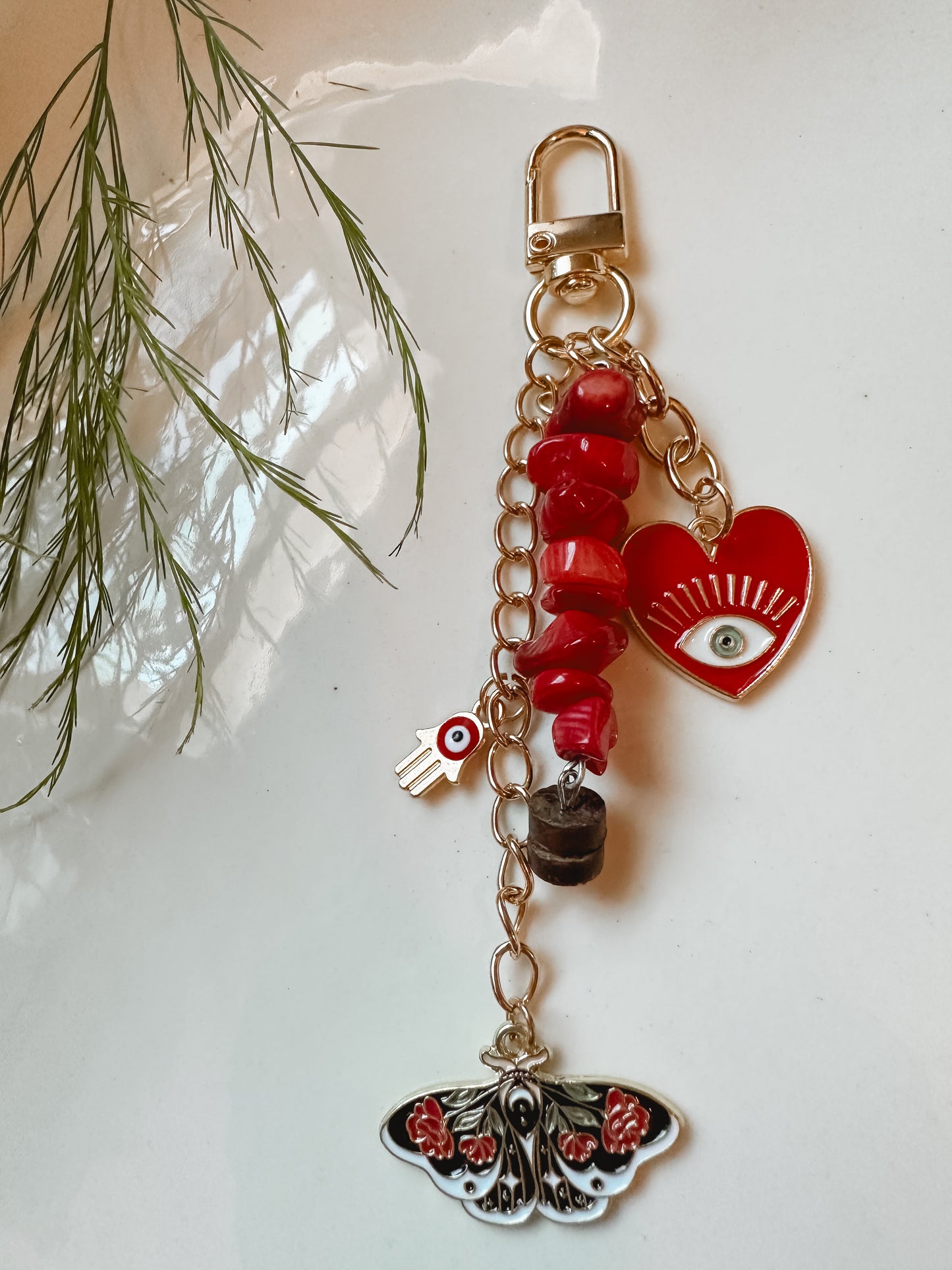 Red Eye Keychain
