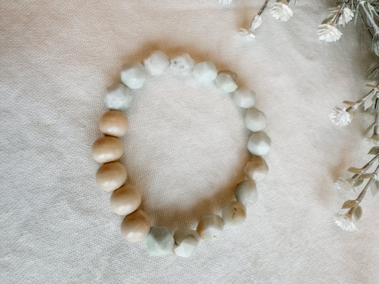Faceted Amazonite Gemstone Bracelet