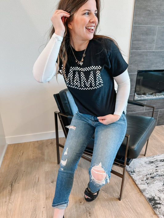 Bad Influence High Rise Cigarette Jean