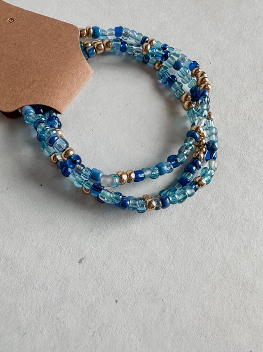 Color Blue Bracelet Set