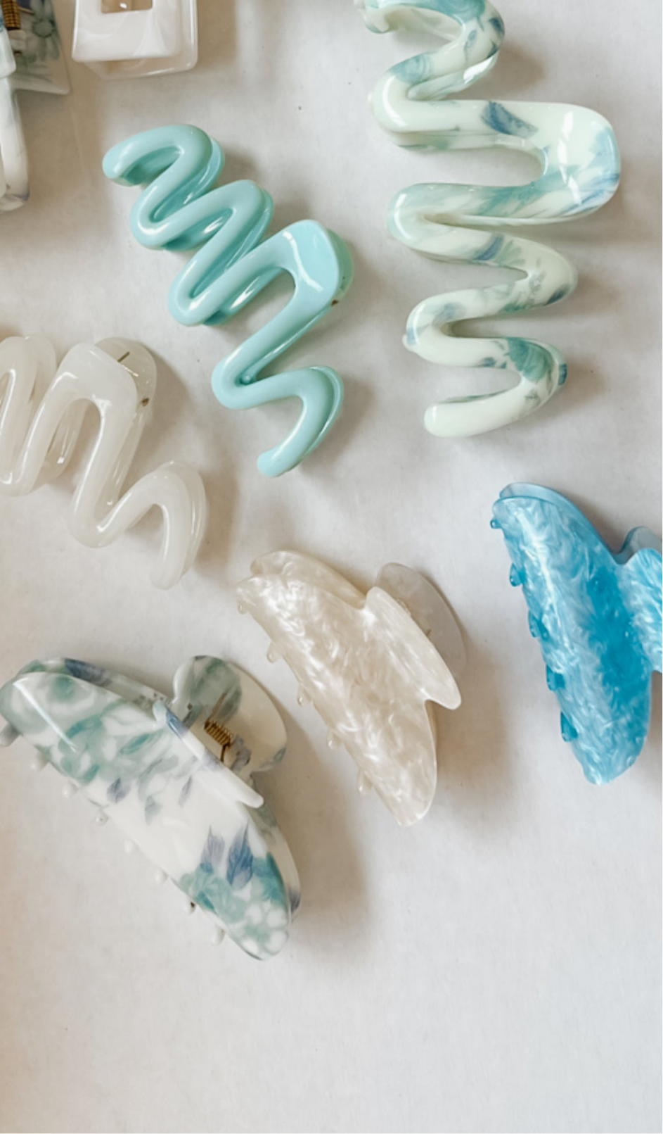 Deep Waters Half Moon Claw Clip