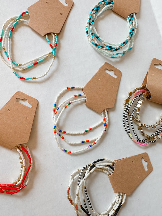 Seed Bead Bracelet Stacks