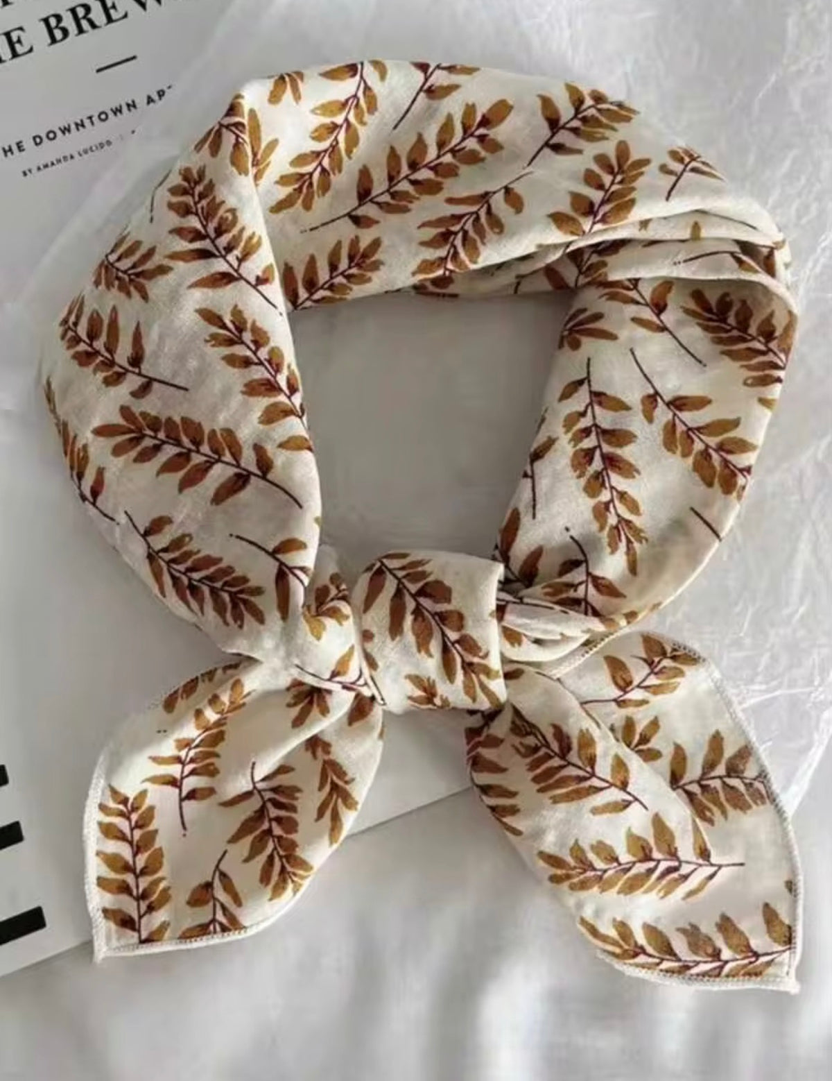 Leaf Print Scarf