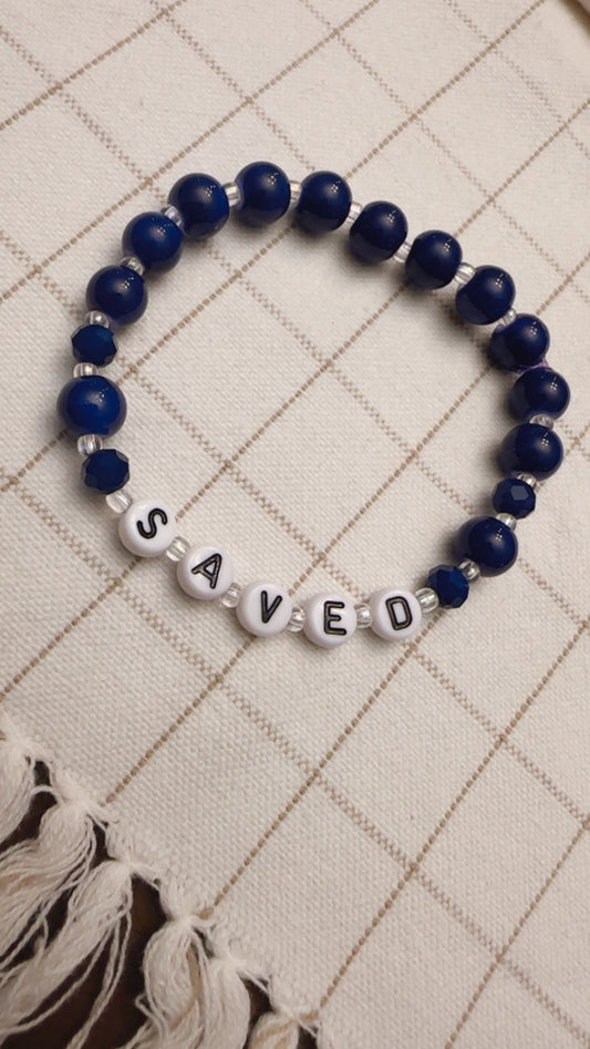 Saved Navy Bracelet