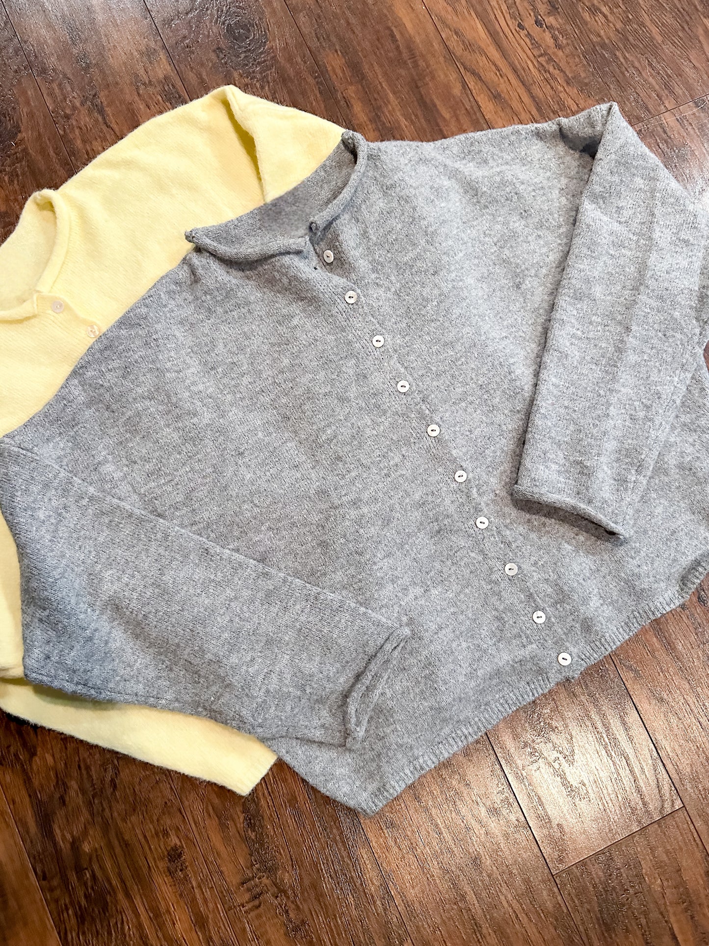 Grey Piper Cardigan