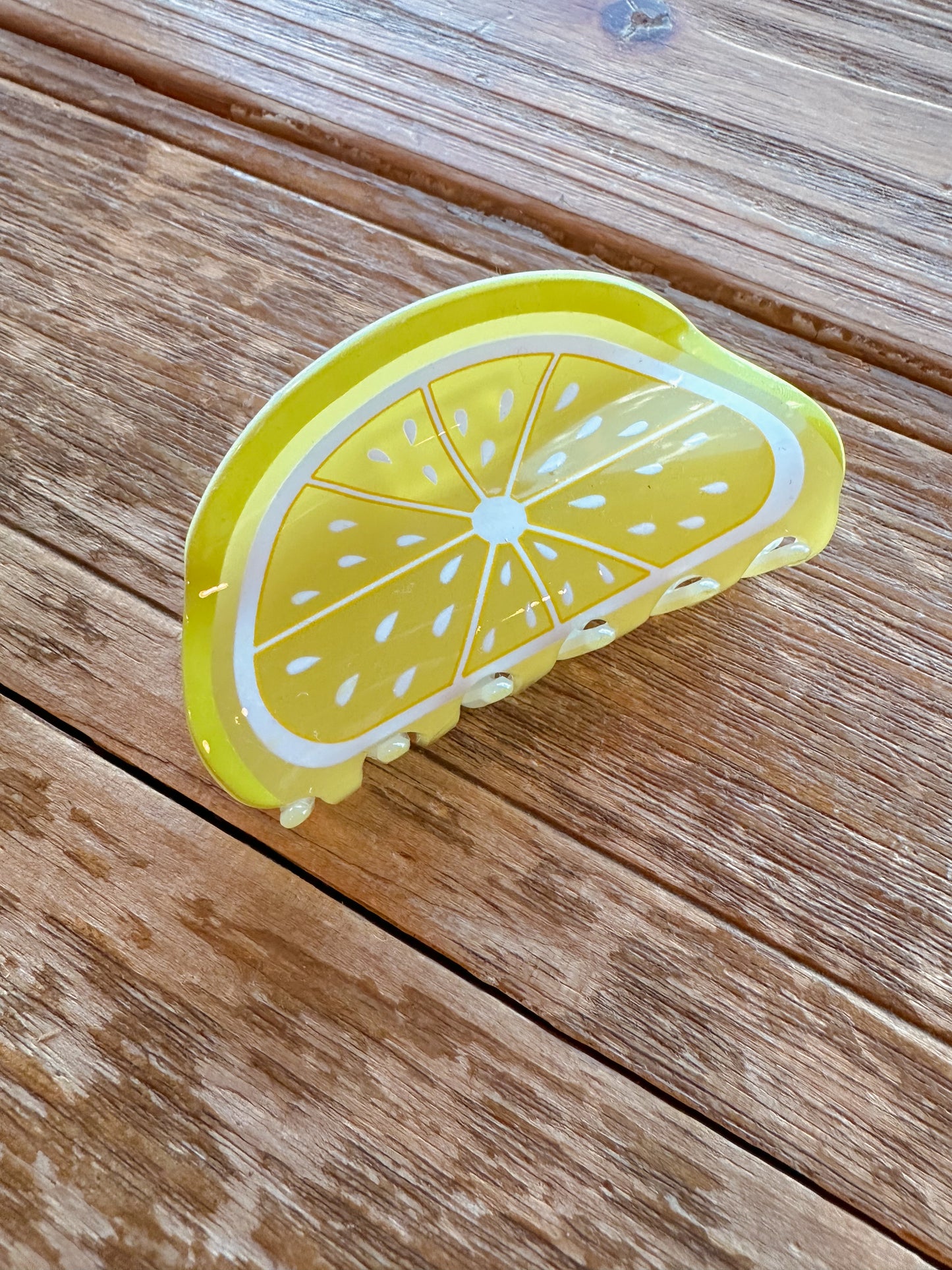 Lemon Claw Clip