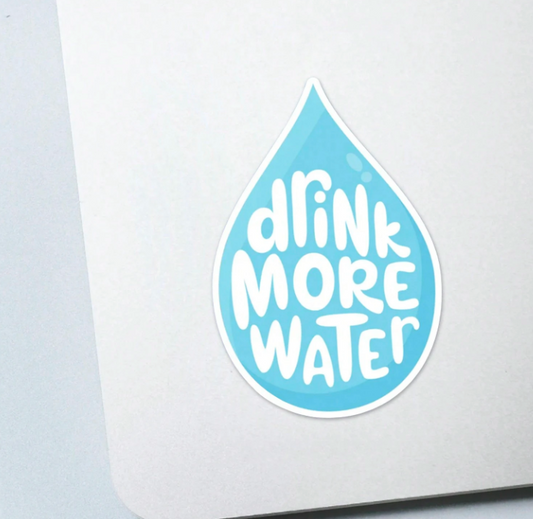 drink more water sticker