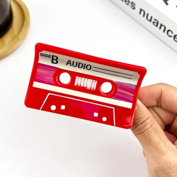 Vintage Red Cassette Tape