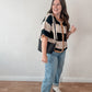 Stripe Crossbody Bag