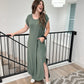 Soft Olive Maxi Dress