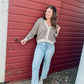 Brown Button Cardigan