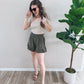 Ruffle Hem Shorts