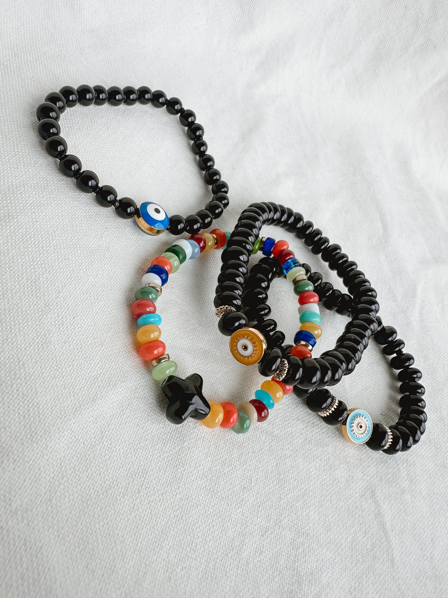 Build Your Own Bracelet Stack - Evil Eye