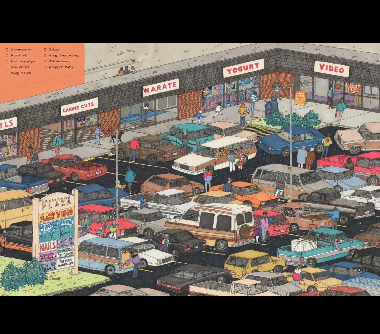 Let’s Go To The Mall 80s Seek and Find