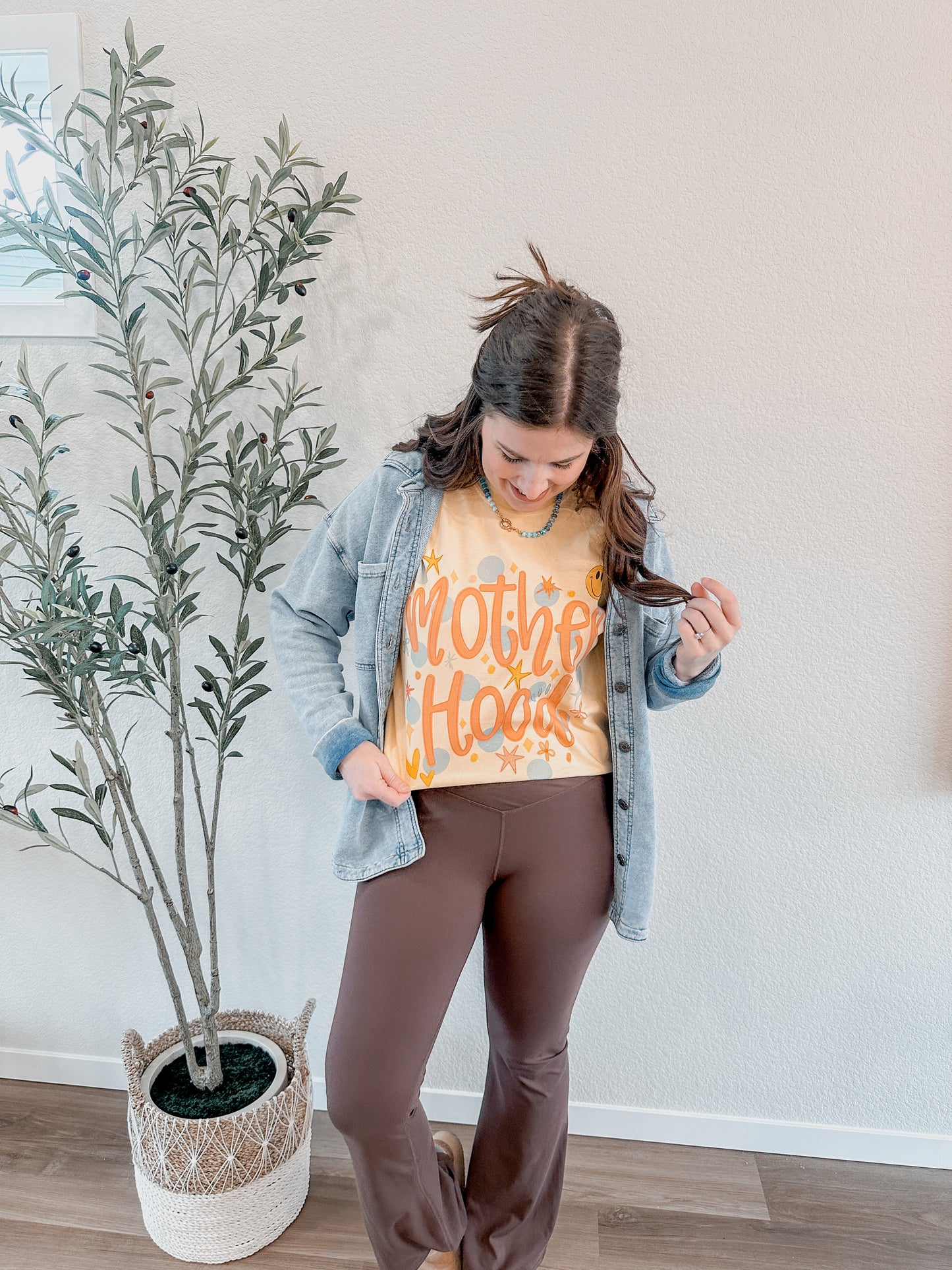 Motherhood Polka Dot Tee