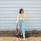 Basic Yellow Cardigan
