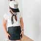 Black Denim Skort