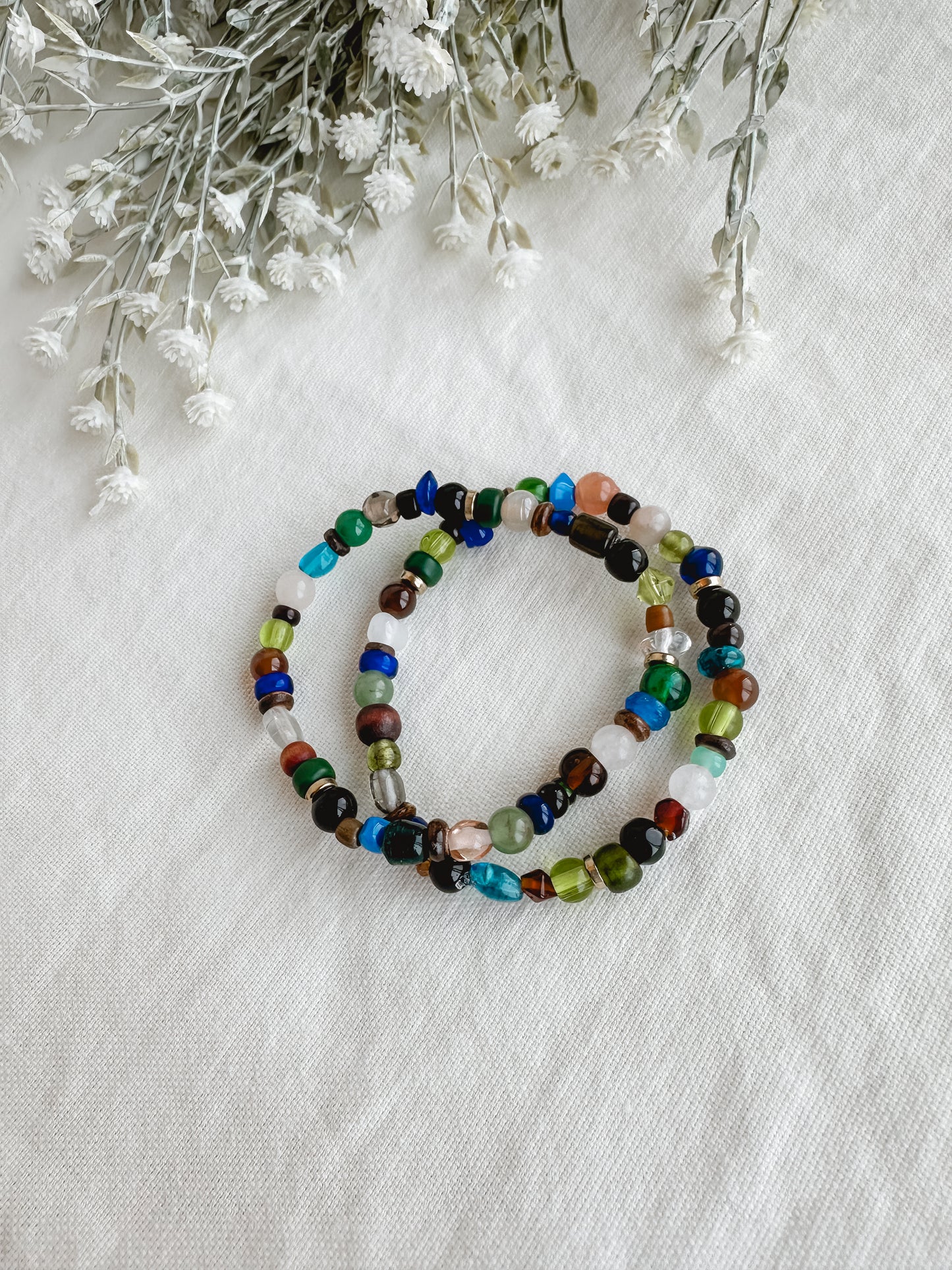 Down To Earth Beaded Bracelet Set
