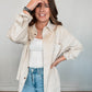 Bone Suede Jacket