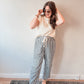Navy Stripe Pants