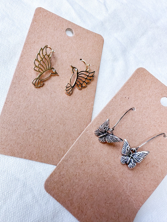 Butterfly Drop Earrings