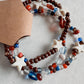Red White + Blue Bracelet Set